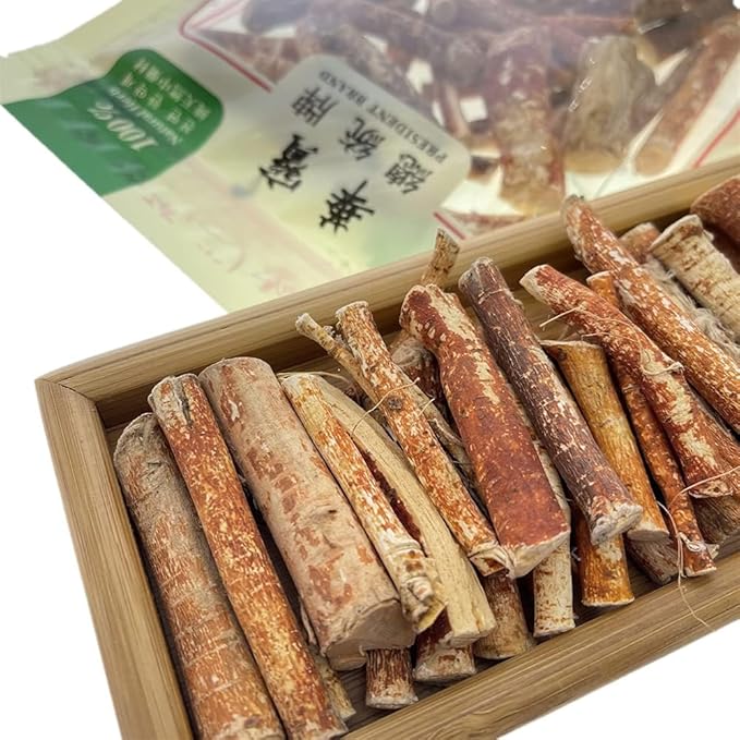 Sweet Post Wu Zhi Mao Tao (Hispid Fig Root Ficus Hirta Hairy Fig) 16oz - Stick &amp Ball Cuts | Natural Dried Chinese Herb for Tea Herbal Soups &amp Decoctions | Resealable Bag Unsulphured Whole