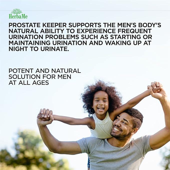 Prostate Support Supplement for Men with Saw Palmetto Pygeum Bark Pumpkin Seed and Zinc Urinary Tract Health and Hair Growth DHT Blocker and Bladder Control 120 Capsules