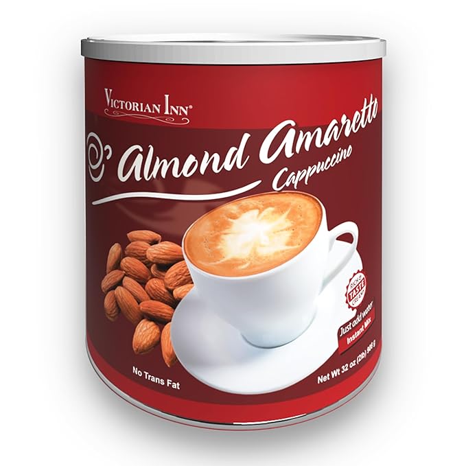 Victorian Inn Instant Cappuccino Almond Amaretto 2 Pound (Pack of 1)
