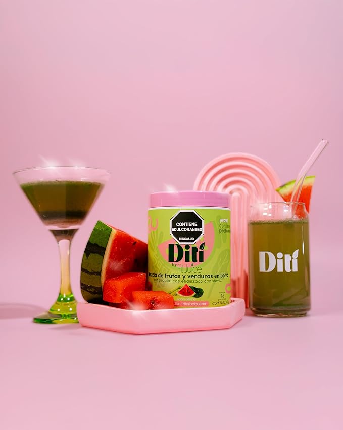 DITI Green Juice Powder Mix 16 Servings (Sandia)