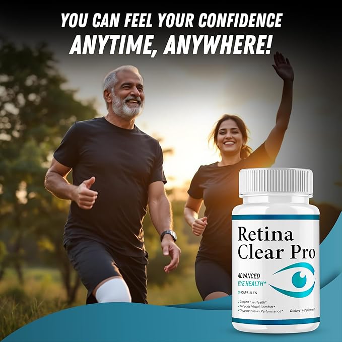 Original Retina Clear Pro Advanced Pills Capsule Premium Formula Natural Ingredients for Overall Eye Care Health &amp Balanced Healthy Vision | RetinaClear Pro | 60 Capsules Each Bottle (Pack of 3)
