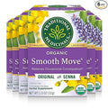 Traditional Medicinals Tea Organic Smooth Move Relieves Occasional Constipation Senna 96 Tea Bags (6 Pack)