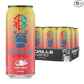 Gorilla Mind Energy Drink | Unmatched Energy · Amplified Focus | N-Acetyl-L-Tyrosine Alpha-GPC 200mg Caffeine Uridine Saffron | 0 Sugar Or Artificial Colors | 16oz 12-Pack (Tropic Wave)
