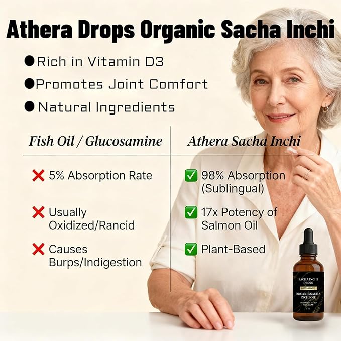 Organic Sacha Inchi Athera Oil Hydrates The Joints for Menopausal Joint Dryness Rich in Vitamin D3 (2)