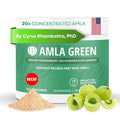 Amla Powder &amp Decaf Green Tea Superfood Supplement 20x Ultra Concentrated Amla Antioxidant Support Made with Oolong Tea and Indian Gooseberries Organic Vegan Decaf 30 Servings