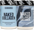 NAKED Caramel Collagen Peptides 20oz (25 Servings) Caramel Collagen Coffee Creamer (40 Servings) – Grass-Fed Pasture-Raised Hydrolyzed Collagen Non-GMO Keto Gluten Free Dairy-Free