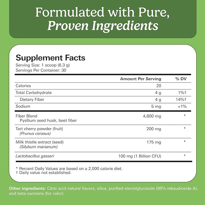 Santo Remedio Colon Plus Colon Cleanser Dietary Psyllium Husk Fiber and Probiotics Supplement 30 Servings Pineapple Flavor