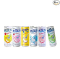 Lotte Milkis 6 Flavors Combo (Original Apple Melon Peach Banana &amp Strawberry) (6 Flavors Pack of 1)