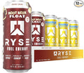 RYSE Fuel Energy Drink - Variety Pack (6 Frosted Lemonade &amp 6 Root Beer Float) - Sugar Free - 200mg Natural Caffeine New Formula to Supports Cognitive Health &amp Improves Focus - 16 fl oz (12-P