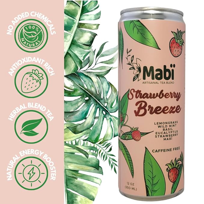 Strawberry Breeze and Apricot Passion cold brew herbal and spice tea mixed 12pk