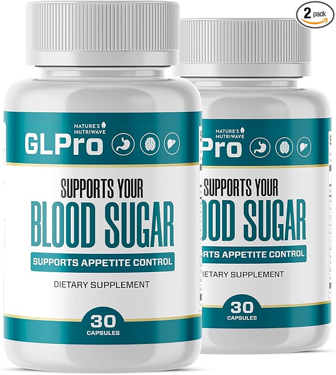 GLPro Capsules – Natural Supplement with Hawthorne Garlic Green Tea &amp Hibiscus – Non-GMO Gluten-Free Dairy-Free Vegetarian Made in USA – 30 Capsules 2 Month Supply