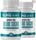 GLPro Capsules – Natural Supplement with Hawthorne Garlic Green Tea &amp Hibiscus – Non-GMO Gluten-Free Dairy-Free Vegetarian Made in USA – 30 Capsules 2 Month Supply