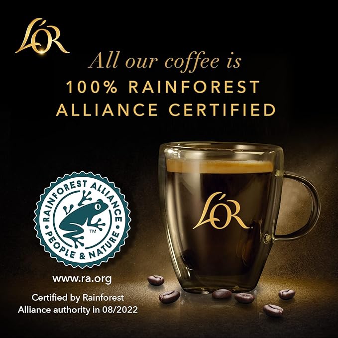 L'OR Espresso Capsules 50 Count Intense Variety Pack Single-Serve Aluminum Coffee Capsules Compatible with the L'OR BARISTA System &amp *Nespresso Original Machines