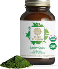 PURE SYNERGY Organic Barley Grass Juice Powder | Chlorophyll-Rich Greens Powder | Organic Cold-Pressed Barley Grass Juice | for Energy Detox and Digestion Support (5.3 oz.)
