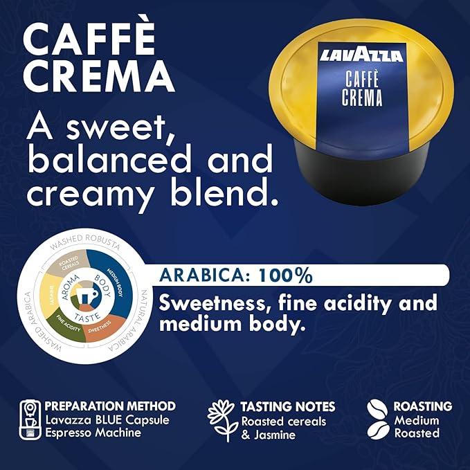 Lavazza Blue Coffee Pods Variety Pack – 30 Count – Includes Top Class Gold Selection &amp Caffè Crema (10 Each) – Single-Serve Keto-Friendly Arabica &amp Robusta Blend – Light Medium &amp Dark R