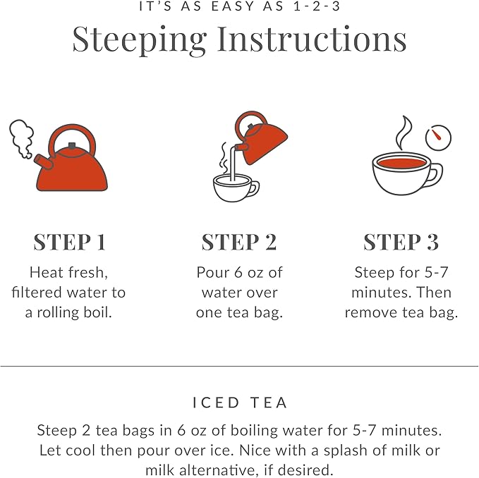 The Republic of Tea – Strawberry Cuppa Chocolate Tea Bags Low-Caffeine 250 Servings