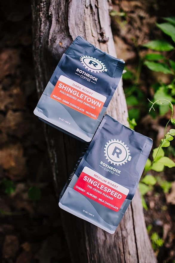 ROTHROCK COFFEE ROASTER'S CHOICE WHOLE BEAN COMBO PACK - MEDIUM/DARK ROAST 12OZ BAGS