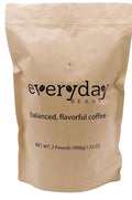 Dark Roast Ground Coffee by Everyday Beans – Smooth Balanced Flavor – 32 oz Bag