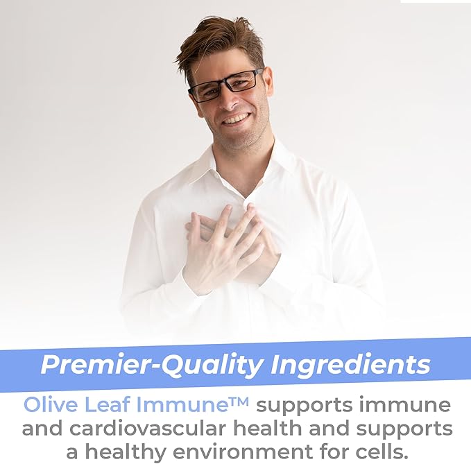 Premier Research Labs Olive Leaf Immune - Olive Leaf Extract Capsules The Olive Leaf Pills with Phytonutrient Oleuropeinm Herbal Supplement for Immune &amp Heart Health Support - 60 Vegetarian Caps