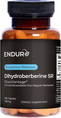 Endur Dihydroberberine SR Helps Support Blood Sugar Health Metabolism &amp A Healthy Weight Gluten Free 150mg (180 Tablets)