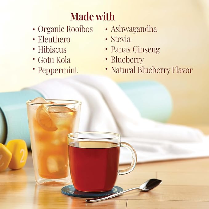 The Republic of Tea Be Well Teas No. 3 Get Charged Herbal Tea For Energy Refill Pack of 250 Tea Bags