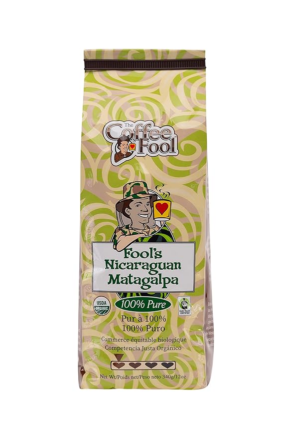 Coffee Fool's Organic Fair Trade Nicaraguan Matagalpa (Whole Bean)