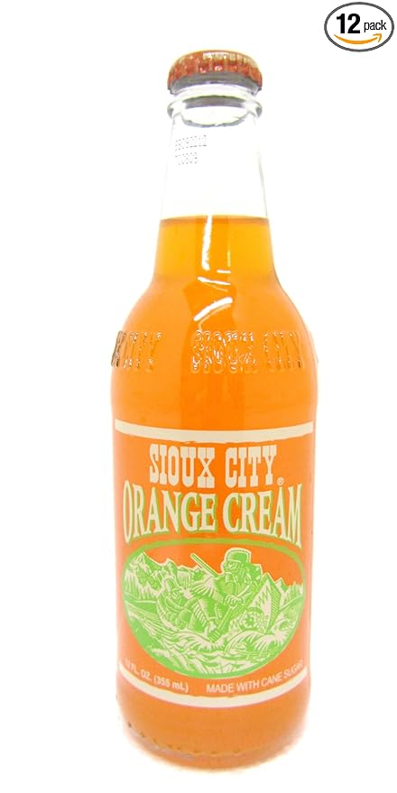 Sioux City Orange Cream Soda (12pk)