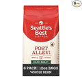 Seattle's Best Coffee Post Alley Blend Dark Roast Whole Bean Coffee | 12 Ounce Bags (Pack of 6)