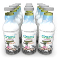 Graasi Organic Barley Grass Water | Hydration Drink with Vitamin C D Zinc | USDA Organic Non-GMO Vegan | Low-Calorie Wellness Beverage | Lemongrass Ginger | 12 Pack (16 Fl Oz Bottles)