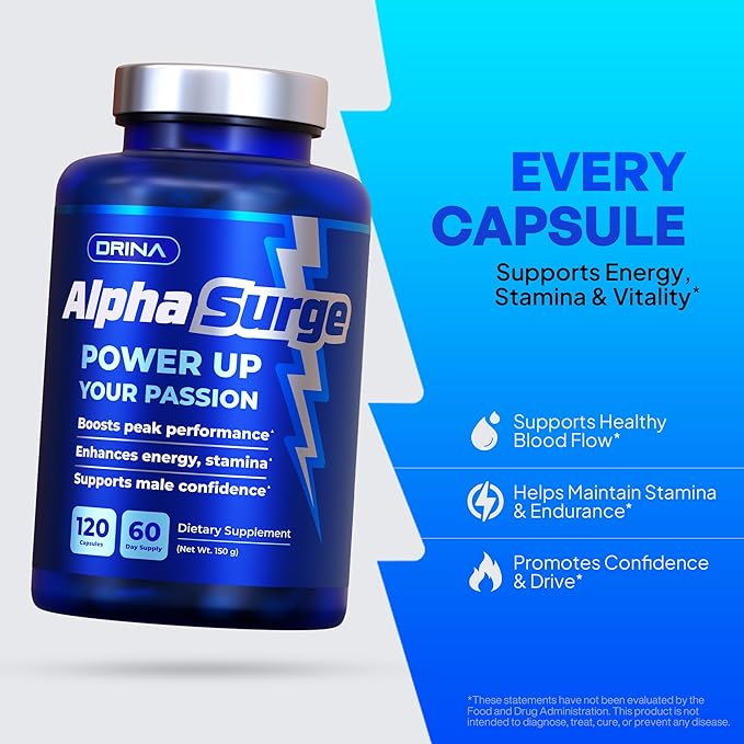 Pills for Men Fast Acting - Male Enhancing Supplement Testosterone Booster - Blood Flow Libido Size Girth Hardness Stamina Enlargement Growth - Natural Performance Enhancer - 2 Month Supply