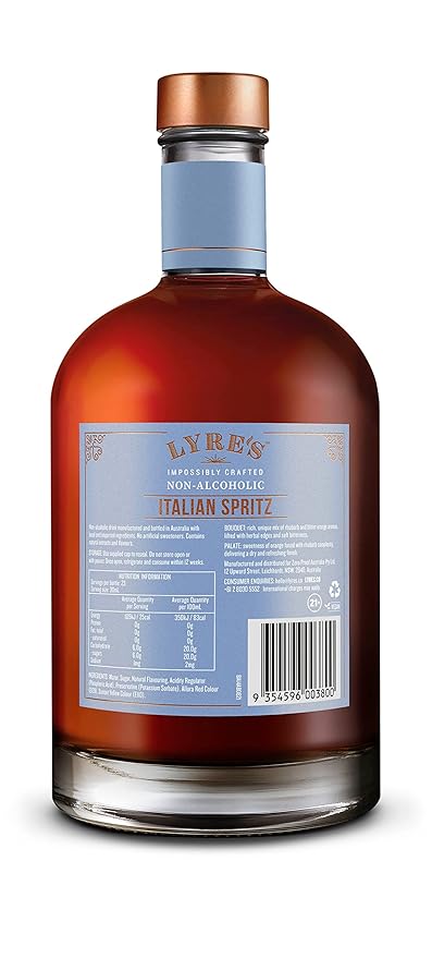 Lyre's Rosa Negroni - Non-Alcoholic Spirit Set (Pack of 3) | Dry London (Gin Style) Aperitif Rosso (Sweet Vermouth Style) &amp Italian Spritz (Bitter Orange Spritz Style) | Award Winning | 23.7 Fl O