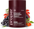 Proper The Purples Nutrient-Dense Superfood Powder - Antioxidant Supplement and Cellular Support – Acai Amla Blueberry Vitamin C B Vitamins &amp More - Enhanced with Prebiotic Fiber &amp Probio