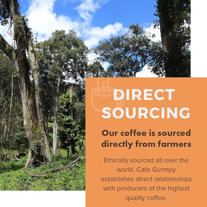 Café Grumpy Colombia Medium Roast Coffee Organic Single Origin French Press Grind Premium Fine Grind for Pour Over &amp Cold Brew Espresso 12oz