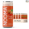 NOOMA - Performance Energy Drink - Pre Workout Drink - Nootropics Adaptogens + Electrolytes - 120mg Clean Caffeine 15 Calories &amp 2g Sugar - Tangerine-12 Pack -12oz ea.