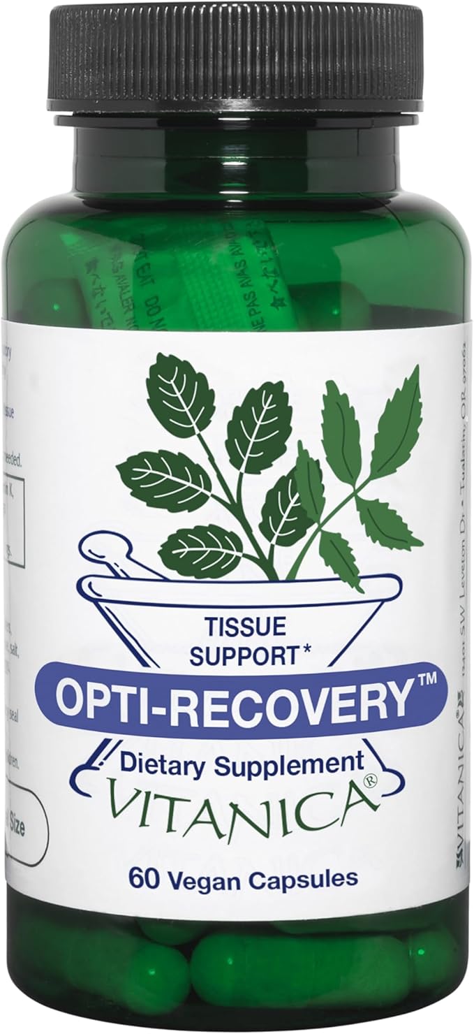 Vitanica Opti-Recovery Pre &amp Post Surgery Support Wound Care BBL Tummy Tuck C Section &amp Postpartum Vitamin Essentials Healing Support Scar Shoulder Hysterectomy Breast &amp Lipo Veg