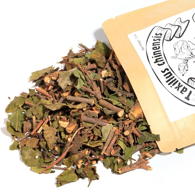 EidolonGreen [China Medicinal Herb] Dried Chinese Mistletoe (Taxillus chinensis/Sang ji sheng/桑寄生) Stems and Leaves 3 Oz (88g)