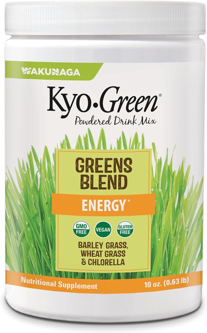Kyolic Kyo-Green Greens Blend Energy* Powdered Drink Mix 10 oz