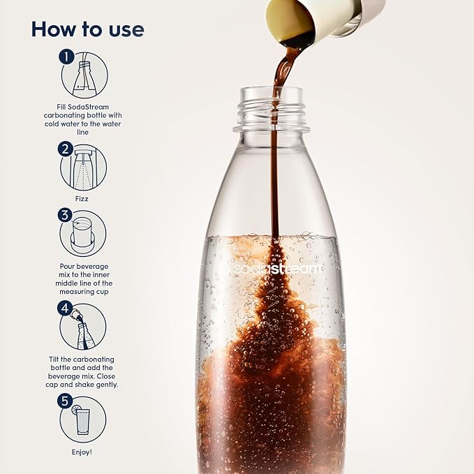 SodaStream Pepsi Wild Cherry Zero Sugar Drink Mix (440ml Pack of 4)