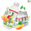 Aloevine Organics Organic Aloe Vera Drink No-Pulp With Aloe Powder &amp Lemon Juice 5 Calories Low Sugar No Artificial Ingredients 16.9 oz 12 Pack Tropical
