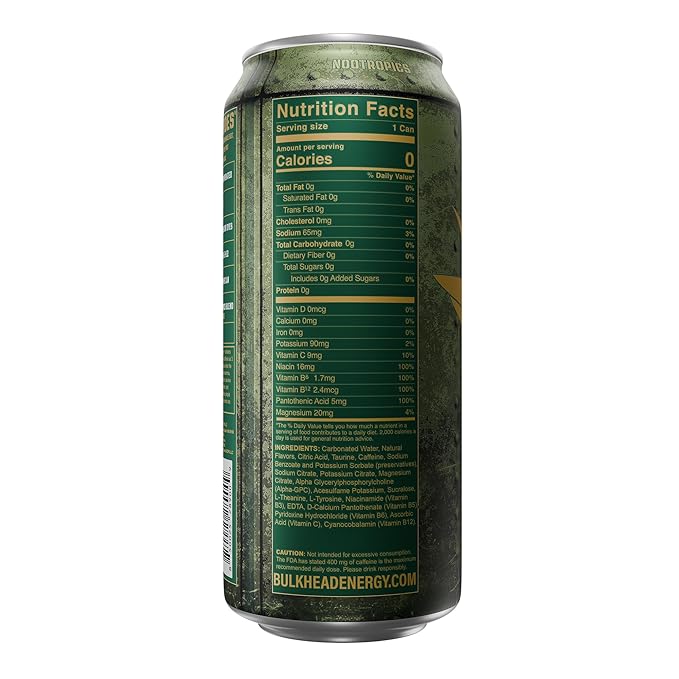 Liberty Call Citrus Energy Drink (12 Pack) - Energetic Natural Citrus Nootropic Drink - Zero Sugar Energy Drinks w/ 300mg Caffeine &amp Vitamins - Power Drinks for First Responders Athletes Veteran