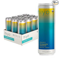 Hiyo Organic Social Tonic - Pineapple Coconut 12 Pack - N.A. Functional Seltzer Sparkling Water Crafted with Organic Adaptogens Nootropics &amp Botanicals