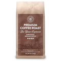 6 Bean Espresso Dark Roast Ground Coffee Bold &amp Smooth GMO-Free Vegan Freshly Roasted in California 12 oz.