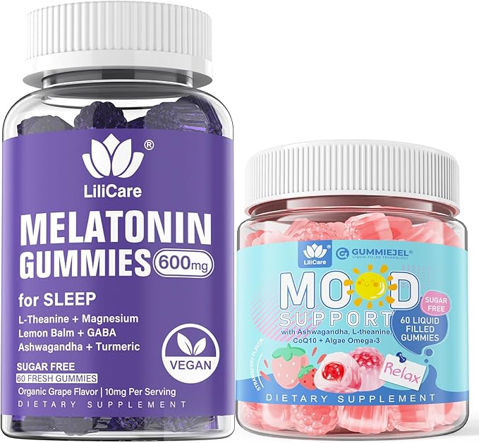 1 Pack Melatonin Gummies + 1 Pack Calm Gummies