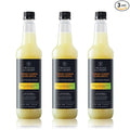 Twisted Alchemy Three Citrus Margarita Mix - Premium Margarita Mixer With Cold Pressed Juice For Craft Cocktails 50% Juice - (25 Oz Bottle Pack of 3) - All Natural Non-GMO &amp Preservative Free -