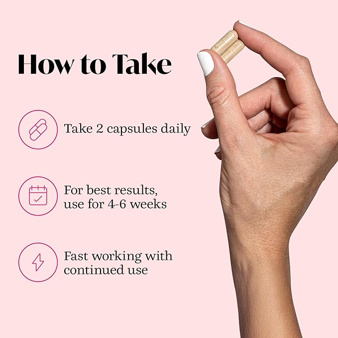 Winged Wellness Balanced Babe Hormone Balance &amp Estrogen Detox Supplement for Women - 100mg DIM &amp Milk Thistle for PMS Bloating Cramps Mood Hormonal Acne &amp PCOS Support 60 Capsules