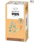Ssanggye Burdock Tea 1.0g x 100 Tea Bags Bulk Size Premium Korean Herbal Hot Cold Hygienic Single Teabag Earthy Herb Soft Taste 우엉차 4 Seasons Made in Korea