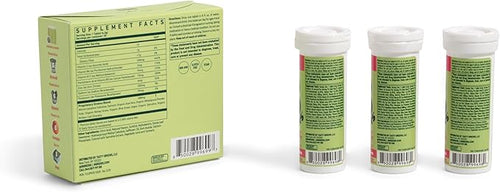 8Greens Supergreens Tablets | Superfood Tablet for Metabolism Immunity &amp Focus Daily Effervescent Tablets Organic: Aloe Vera Spirulina Chlorella Cucumber Watermelon 30 Servings