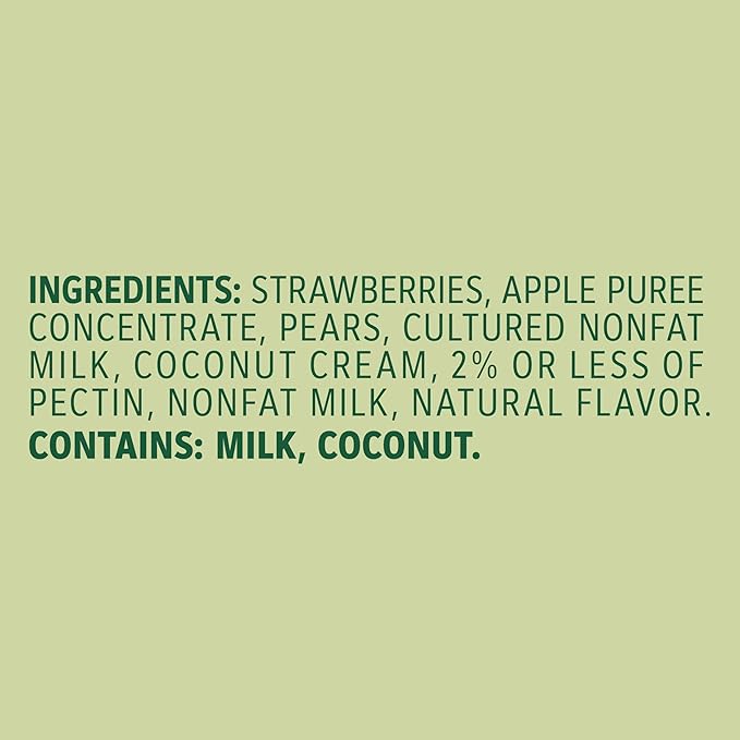 Outshine Smoothie Fruit &amp Yogurt Smoothie Pouches - Strawberry Coconut (24 Pack)