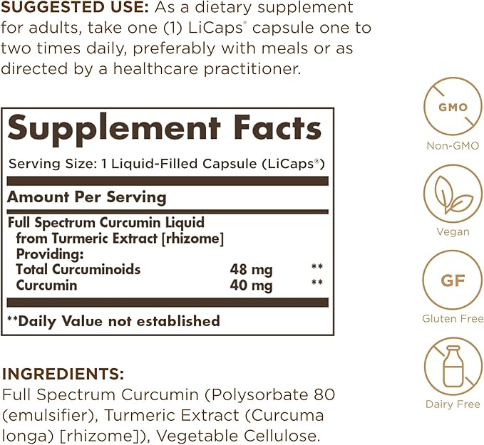 Solgar Curcumin 30 Softgels