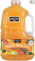 Langers Juice Cocktail Pineapple Orange Guava 101.4 Fl Oz (Pack of 4)